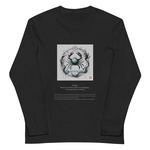 [Ecliptic 12 zodiac series] Cancer（蟹座）・ユニセックス長袖Tシャツ | Printstar 00102-CVL Black