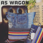 【送料無料】メキシカンドビーデニムリメイククッションカバー