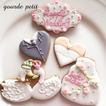 wedding : ＊スワンちゃん＊ご結婚祝いアイシングクッキーセット