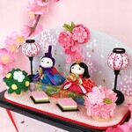 桃の節句＊お雛様＊親王飾り＊ちりめんつまみ細工