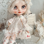 🐇アンティークうさぎdress upバッグ　プチフレンド　ブライス