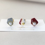 ＊317 不規則　小ぶり　アソート　アシンメトリー　レジン　小粒　金属アレルギー対応　ピアス/イヤリング