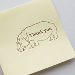 カバスタンプ(Thank  you)