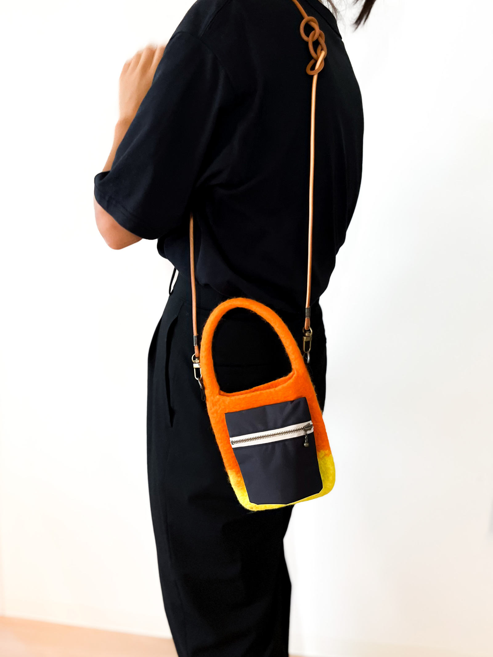 ハンドメイド ポシェット DIY 】四方ポケットのトートバッグ作ってみました I made a tote