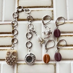 段数カウンターとステッチマーカーのセット ❀ coffee time set