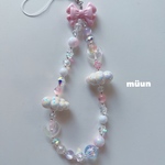 ✩.*˚🎀スターストラップ ビーズアクセサリー ビーズストラップ アクセサリー iPhoneケース iPhoneストラップ 七夕 ハンドストラップ