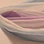 つやさらコットンシルクストール「浅紫色～淡藤色」