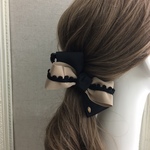 バナナクリップLLサイズ バイカラーポンポン 
