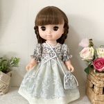 ソランちゃん＊メルちゃん☆小花柄ペパーミントワンピース
