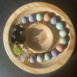 オブシディアンかわいいチワワブレスレット