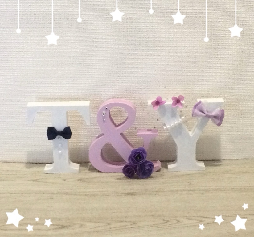 ラプンツェルカラー♡ウェディングバージョン・イニシャル