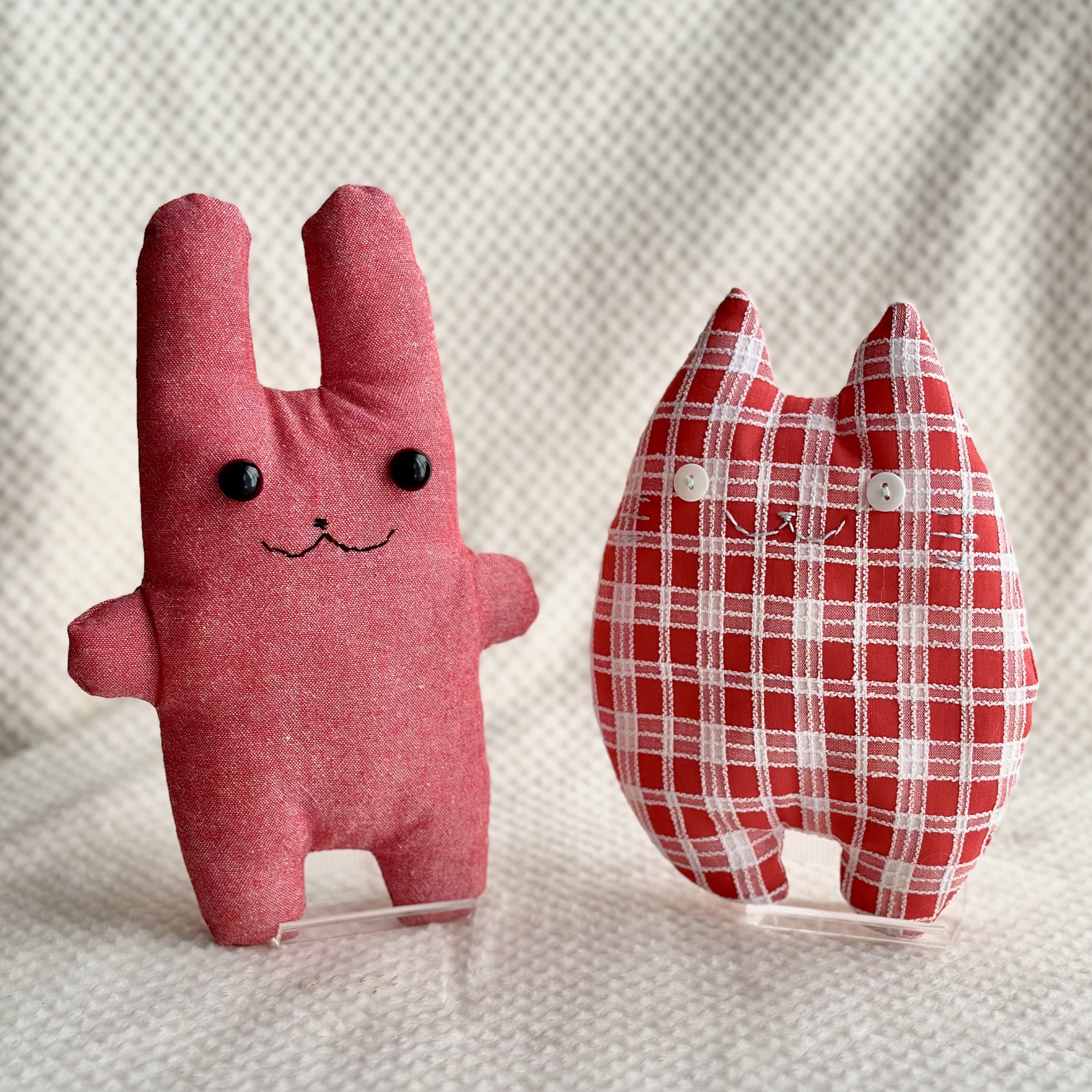 うさぎ ぬいぐるみ ハンドメイド フニータ 癒し系 - ぬい撮りウサギの