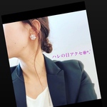 【卒園式.入園式.卒業式.入学式.お祝いに...】人気です！！パールとビジューの煌めきピアス/イヤリング