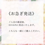 お急ぎ発送をご希望の方へ