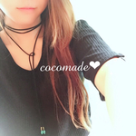 ターコイズ付✴︎ラリエット✴︎ロングリボンチョーカー✦ฺ.⚪️︎ブラック 黒