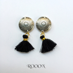再...販♡シルバーアンティーク×タッセルピアス（イヤリング）