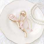 ♡再販売♡春爛漫なバンスクリップ  ヘアアクセサリー ヘアクリップ/桜ピンク