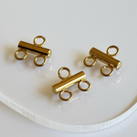 429)４個 / ステンレスパーツ / デザインコネクター / ジョイントパーツ / つなぎパーツ / ゴールドパーツ