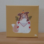 鏡餅犬【1点限り】