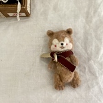 バイカラー リボンのくましゃん