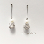 ユキアカリ-silver×earring-