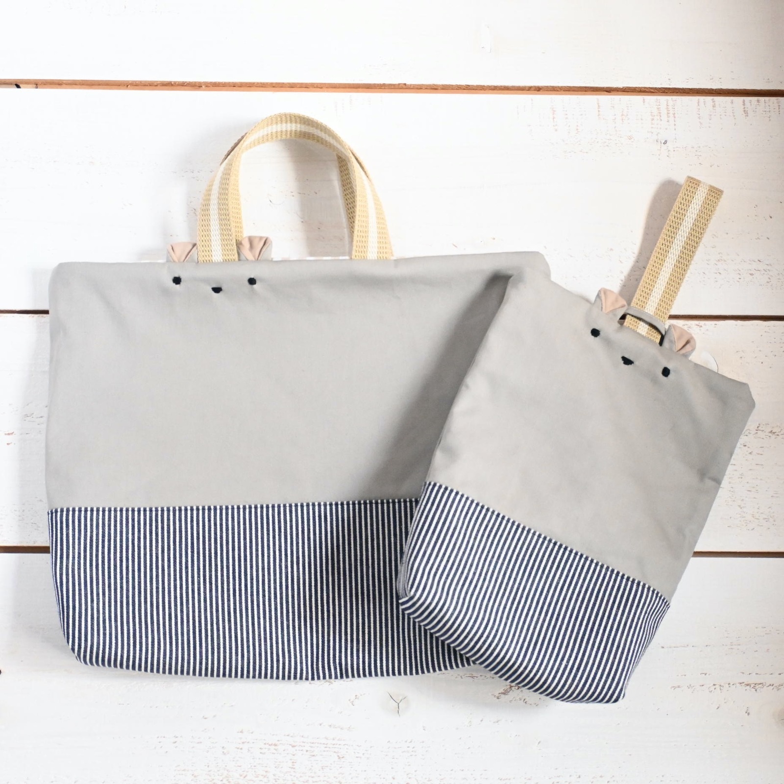 nanaco ミルキーラビットのレッスンバッグ サイズ変更 nanaco ミルキー