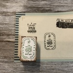 【1043 design】ボタニカルマーケット ペイントver. [ﾎﾜｲﾄ×ｸﾞﾘｰﾝ] - BOTANICAL MARKET Paint ver. - [ラバースタンプ]