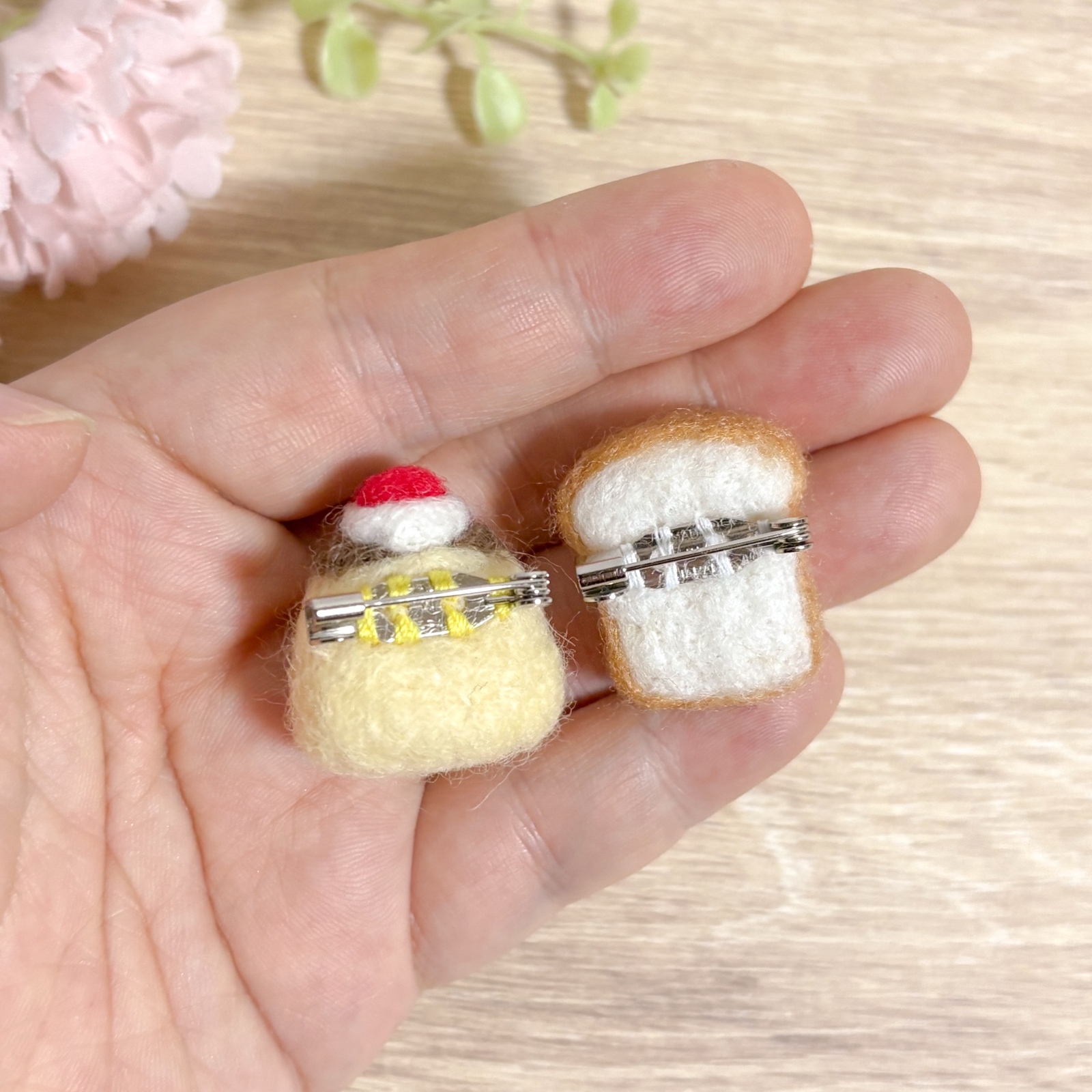 選べる30種類∗⁺✧ 焼きたてパンとスイーツの羊毛フェルト雑貨 