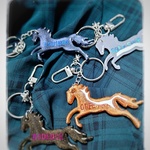 馬のキーホルダー　《名入れ可》