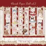 Cherish365【Cherish Paper Doll vol.2】コラージュペーパー / コラージュシート 5枚　CHO502