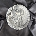 《即納品》Black×White×Gray×銀箔ミニバブルtray【27】