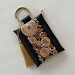 再販)合皮 カラビナ付きポーチ