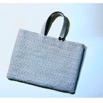 ラメツイード　トートバッグ　グレー🩶handmade