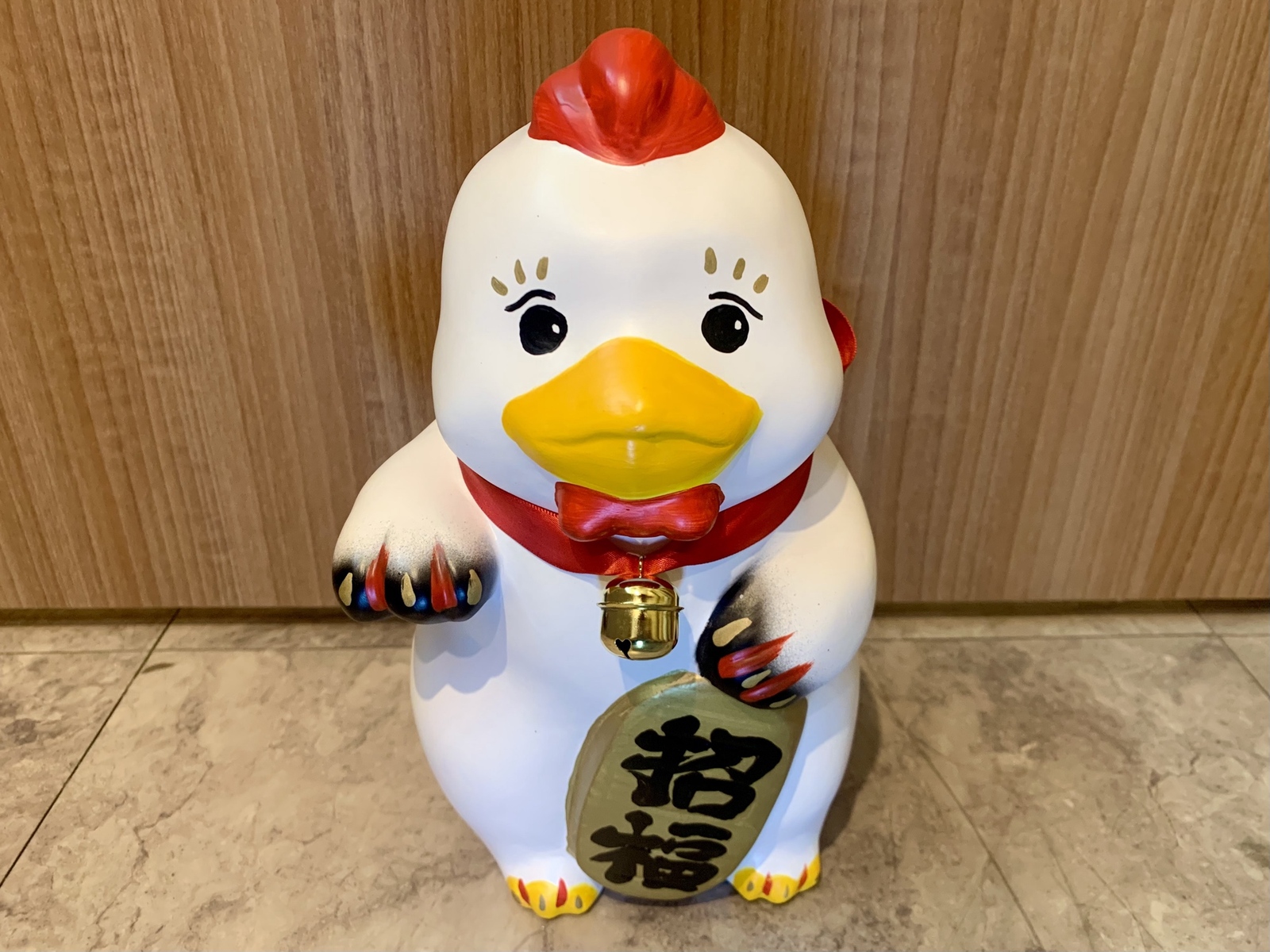 招き鳥 ☆限定20体☆ 招き猫 縁起物 鳥 にわとり - 手作り招き猫/造形