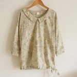 liberty　フラットカラーコクーンブラウス　 Adelajda