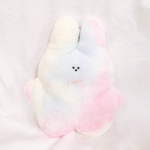ビックサイズなうさぎレインボー宇宙人くんのぬいぐるみ