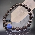 モリオン・ラピスラズリ・8mm(親玉10mm)【最高品質・鑑別済み】ブレスレット