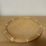 ゴザ目編み　そうめんざるSサイズ　竹細工　竹かご　竹ざる、