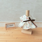 🎗再販🎗おかあさんsizeのカシュクールワンピ 白花柄