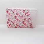 【新作】リバティ　シンクオブミー　フリル付きフラットポーチ＆通帳ポーチ