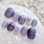 【現品】マグネットネイル ベリーショート ネイルチップ 20 推しネイル ネイルチップ ジェルネイルチップ