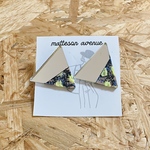 ◆◇ミラーピアス◇◆ ••ミックスクロ••三角••