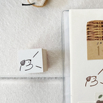 【2×2cm】吹き出しわんちゃん  ̖́