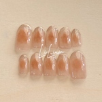 【再々販!!!】1番人気☆キラキラ×チークネイル🍊