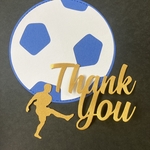 thank you素材　フットサル　アルバム素材　色紙素材