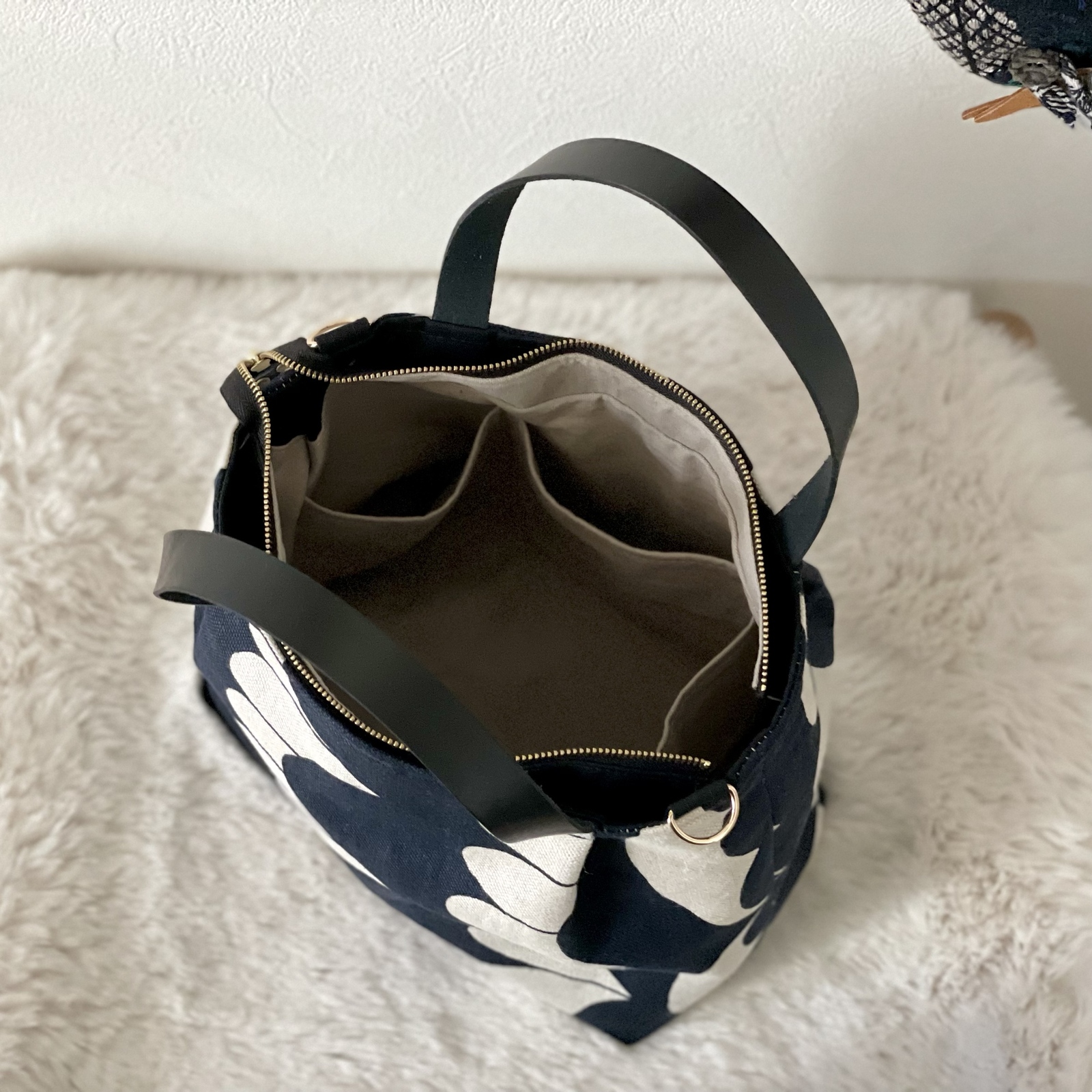 ⚮̈ミナペルホネン sea lace black かくれんぼトート - HANAHANA0215'S