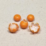 【再販】約1/6 ミニチュアフード みかんセット