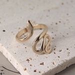 ≡R018≡ リング 蛇 スネーク 干支 ゴールド 指輪 可愛い おしゃれ お洒落 シンプル