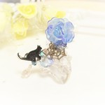 薔薇にうっとり猫～雨の雫～【猫シリーズ】