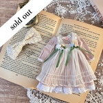 『mimi bouquet』シェルピンク 22cmドール用アウトフィット3点セット